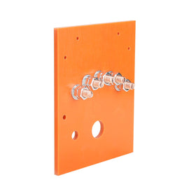 10L0L switch plate with copper studs and hardware for easy install