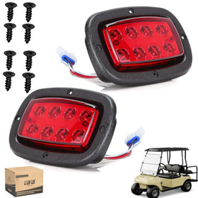 10L0L taillight kit compatibility for Yamaha G14-G22 and Club Car DS enhances rear visibility