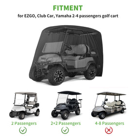 10L0L tear-resistant polyester with UV coating protects the cart