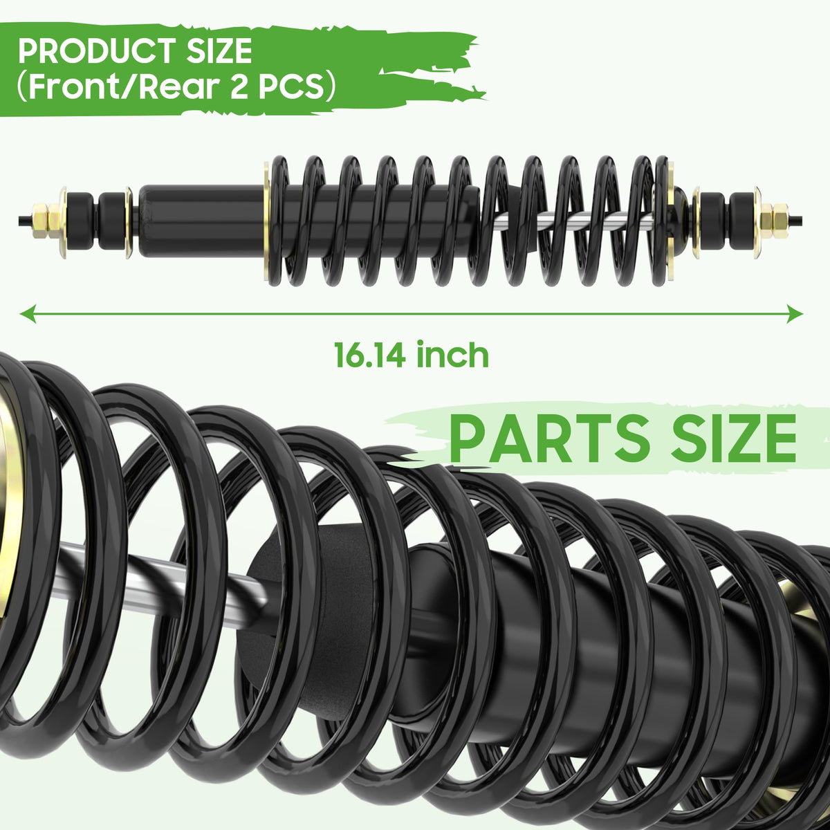 10L0L terrain-adaptive suspension for EZGO golf carts on uneven surfaces
