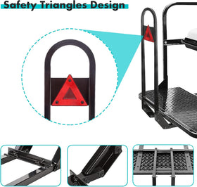 10L0L Thick steel pipe with black finish delivers rugged durability for daily use