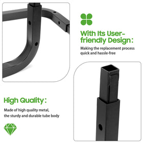 Package includes three brackets and hardware for quick fit.