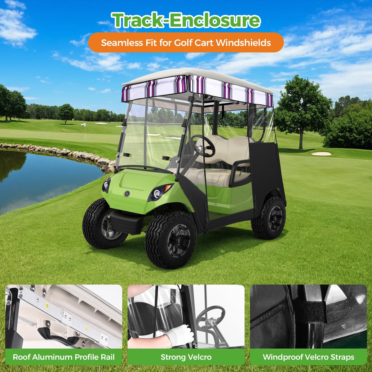 10L0L three-piece zip-off panels offer flexible ventilation and partial enclosure options.