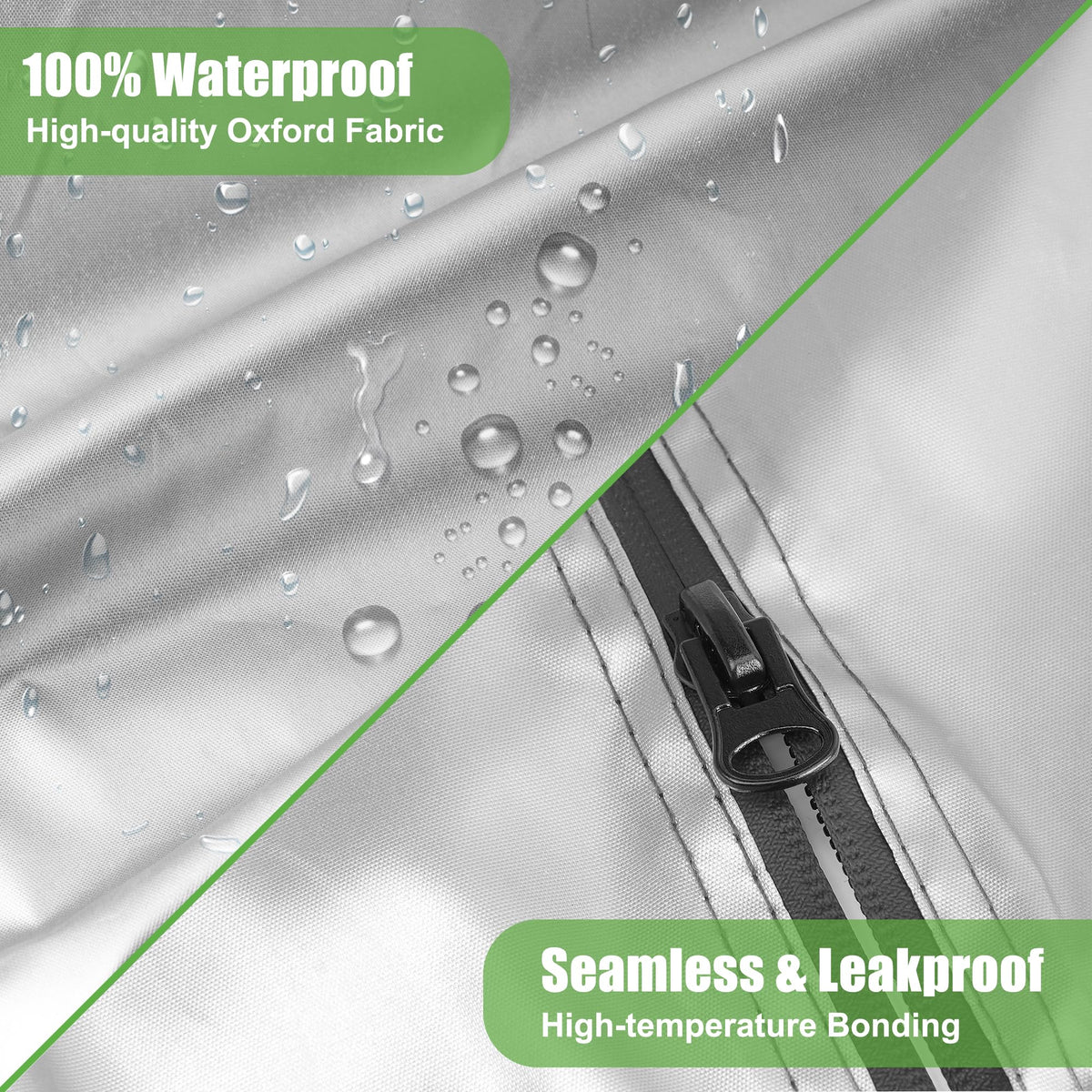 10L0L three-zipper design on golf cart cover enables quick access