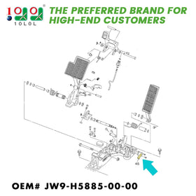 10L0L throttle sensor for Yamaha Drive 3 Electric improves idle stability