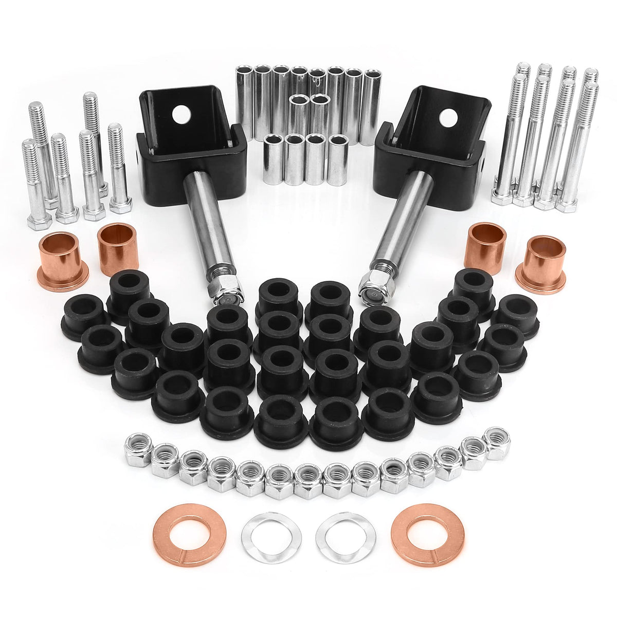 10L0L Thrust bearing and locknut ensure stable axle rotation.