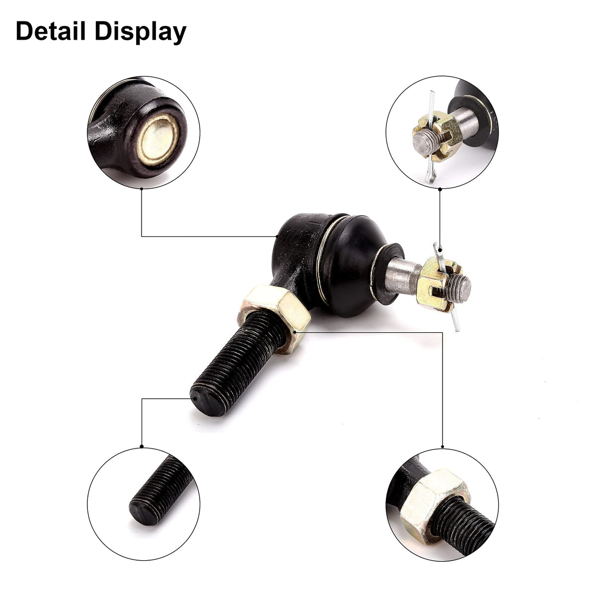 10L0L tie-rod assembly 8-inch shows plug-and-play fit for quick maintenance