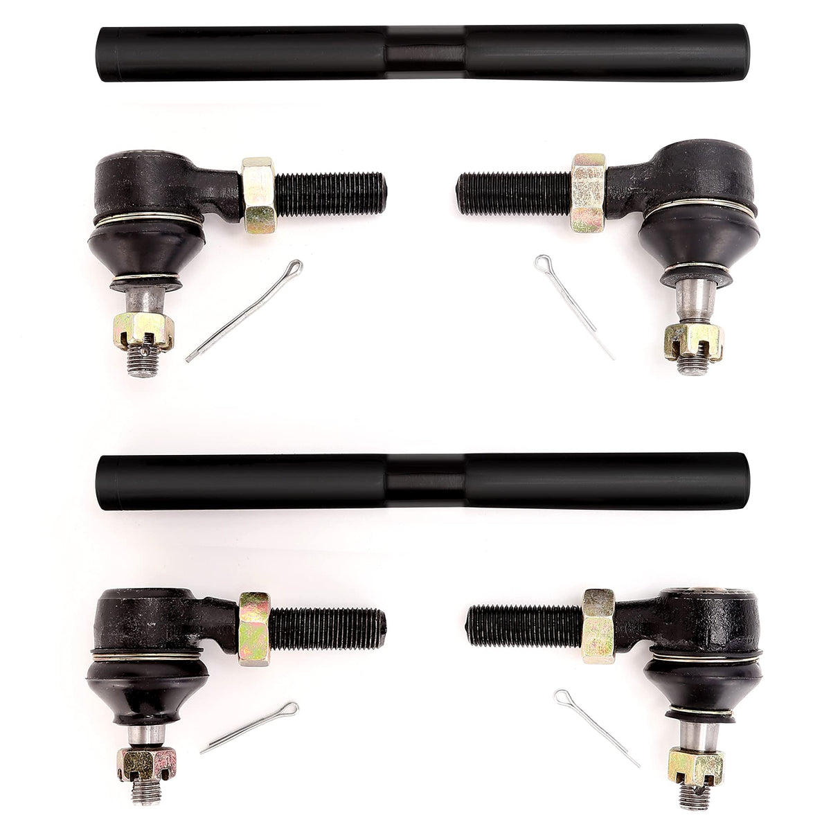 10L0L tie rod ends right and left thread view showing fitment versatility