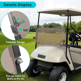 10L0L tinted windshield EZGO TXT shatterproof composition for daily use