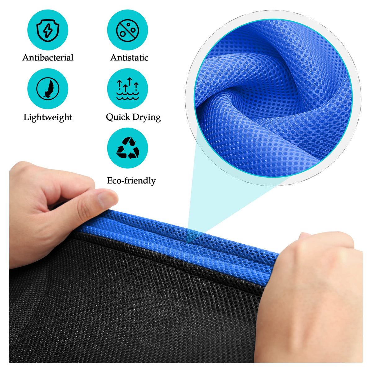 10L0L tool-less straps simplify installation and removal of the seat cover