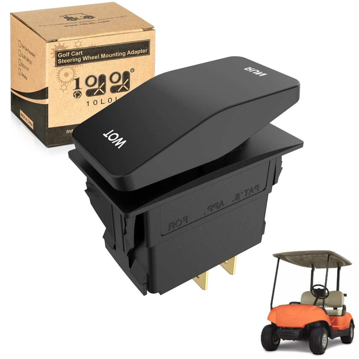 10L0L Tow Run Switch for Yamaha G29 – front view, compact control module.