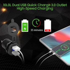 10L0L TPU waterproof cover protecting USB sockets from dust and water