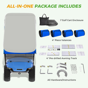10L0L EZGO TXT 2-seat fit delivers precise, gap-free protection