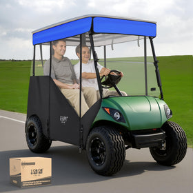 10L0L track-style enclosure on Yamaha G29, front view, rain-ready protection.