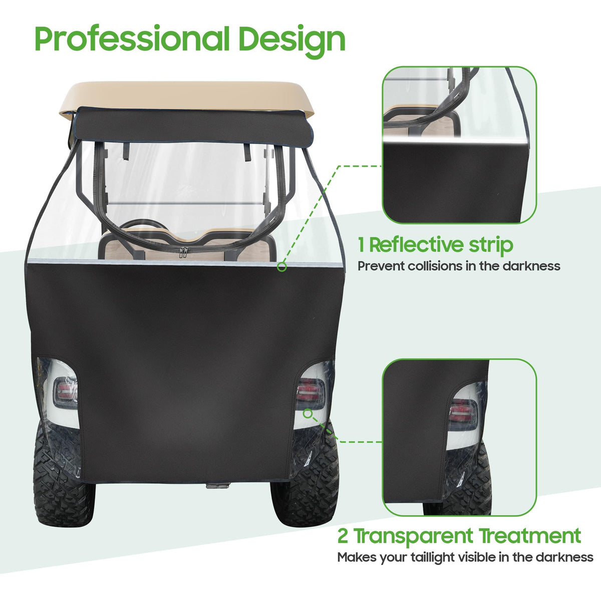 10L0L reflective rear strips boost nighttime safety and visibility