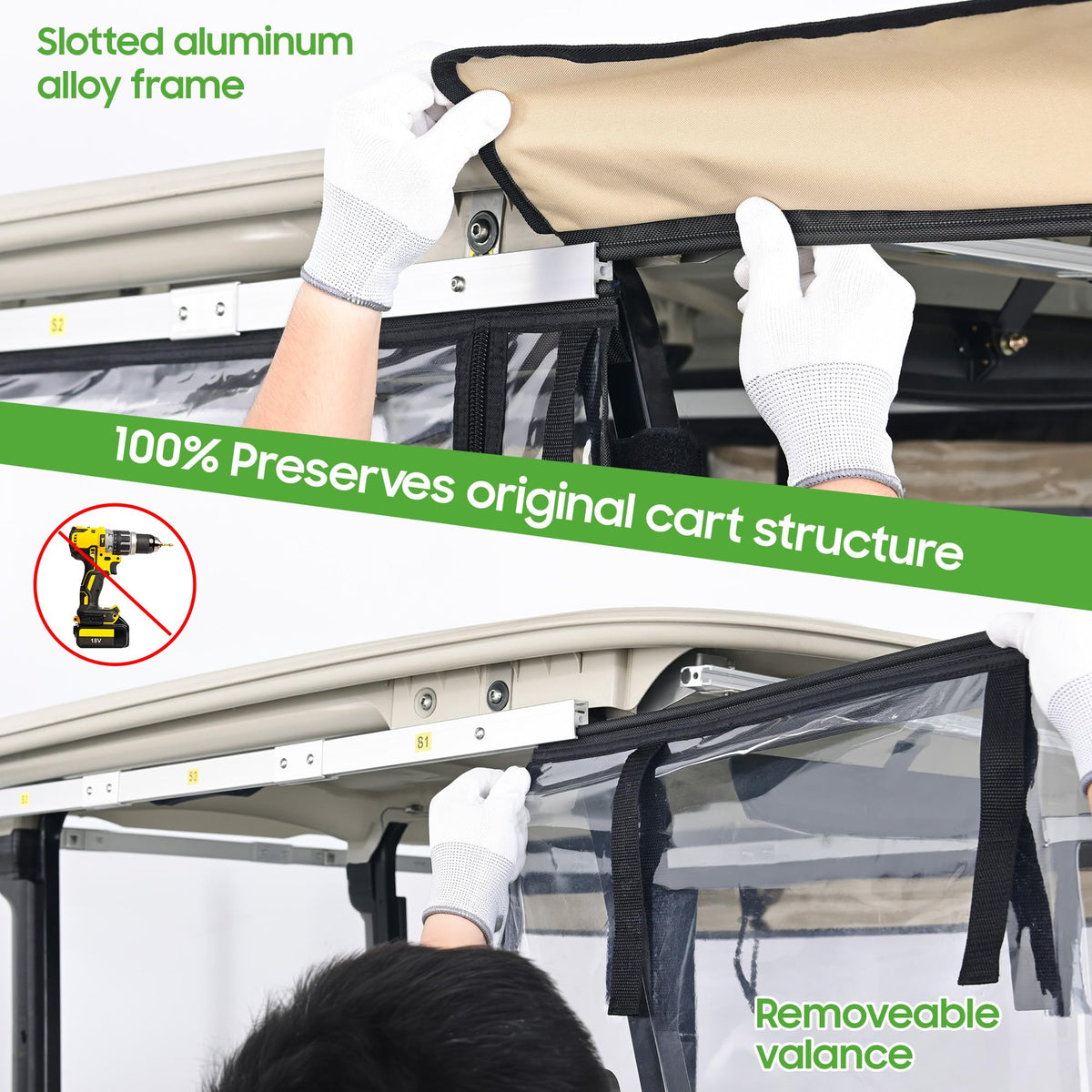 10L0L vinyl windows give crystal-clear visibility in all lighting