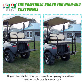 10L0L trailer hook hitch receiver compatible with EZ-GO, Club Car, and Yamaha carts