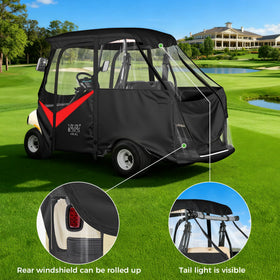 10L0L transparent taillight covers improve visibility while enclosure is installed.