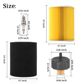 10L0L kit contents show all included maintenance parts.