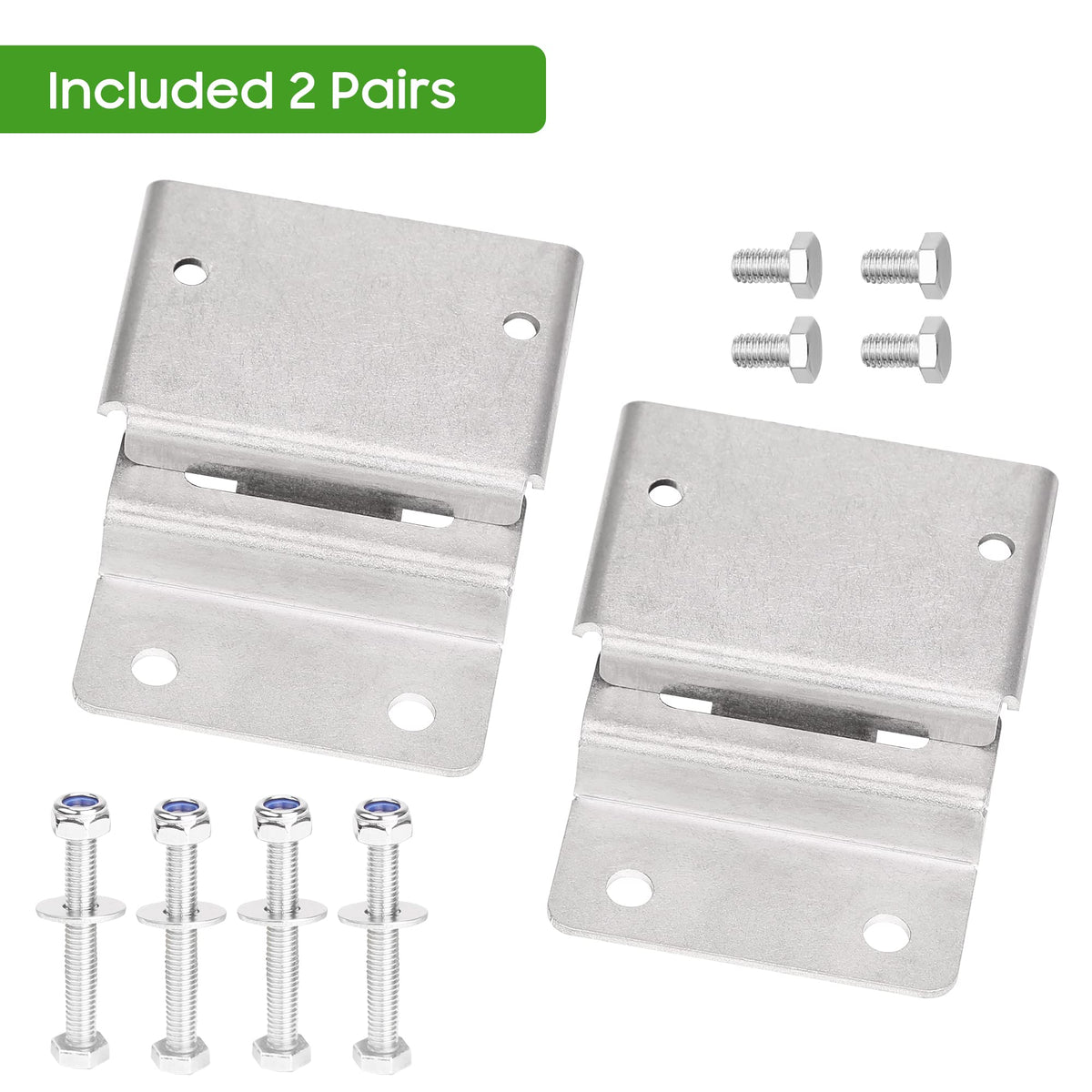 10L0L two-hinge-plates kit for dual-seat replacement.