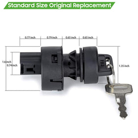 10L0L two keys for Yamaha G29 ignition switch