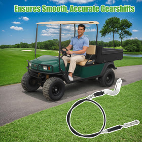 Two-pack 10L0L shift cables with nuts and springs for EZGO