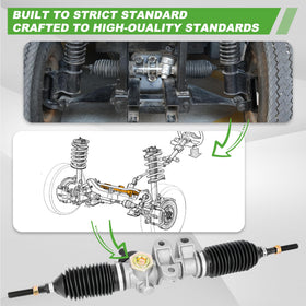 10l0l two-pcs tie rod ends ensure secure alignment and easy replacement.