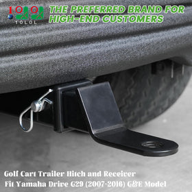 10L0L two-receiver-hooks hitch supports trailers of varying sizes.