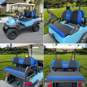 10L0L two-tone design adds modern style to golf carts