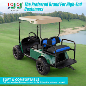 10L0L two-tone design seat cover adds style while guarding upholstery.