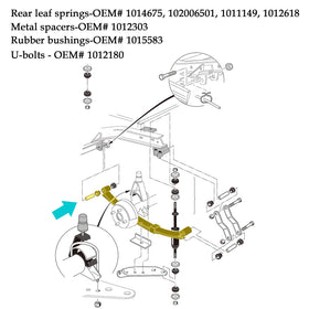 10l0l u-bolt 1012180 for secure mounting during install