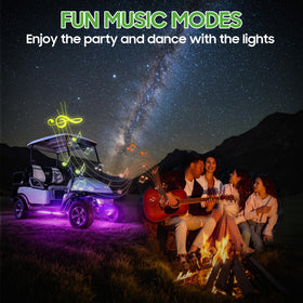 10L0L underbody light kit golf cart; strip right adds style and safety