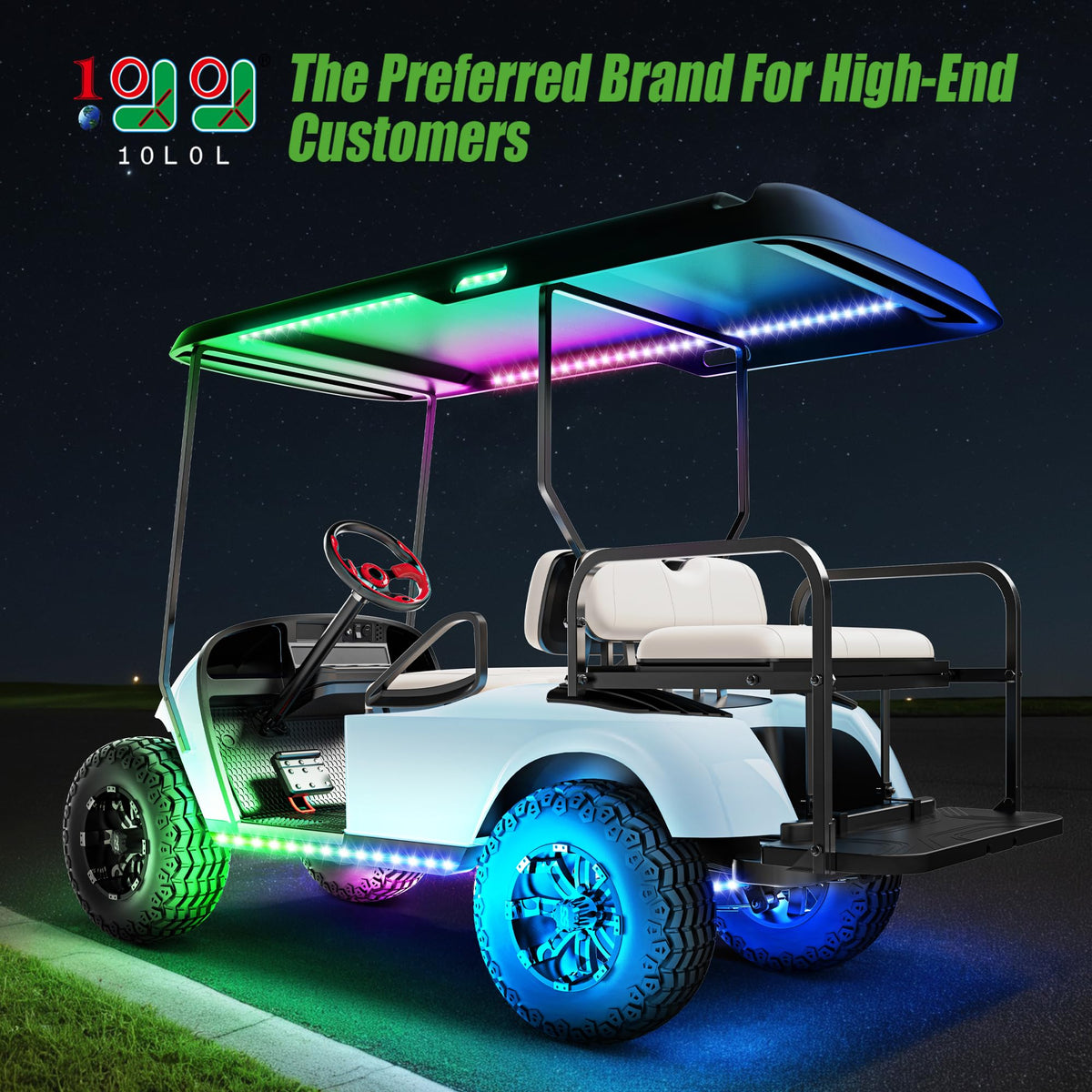 10L0L underglow kit remote control enables quick mode changes from a distance