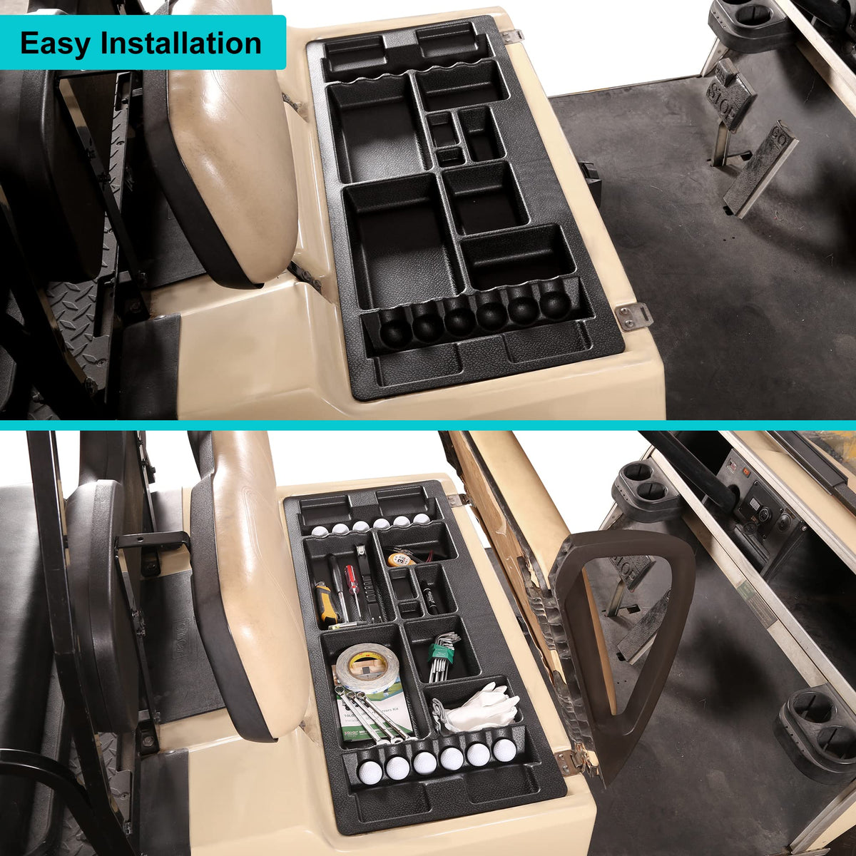 10L0L durable plastic underseat tray designed for durable daily use