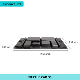 10L0L golf cart accessory underseat tray keeps essentials close during rounds