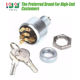 10L0L ignition switch for EZGO Medalist supports reliable startup and fewer duplicate keys.