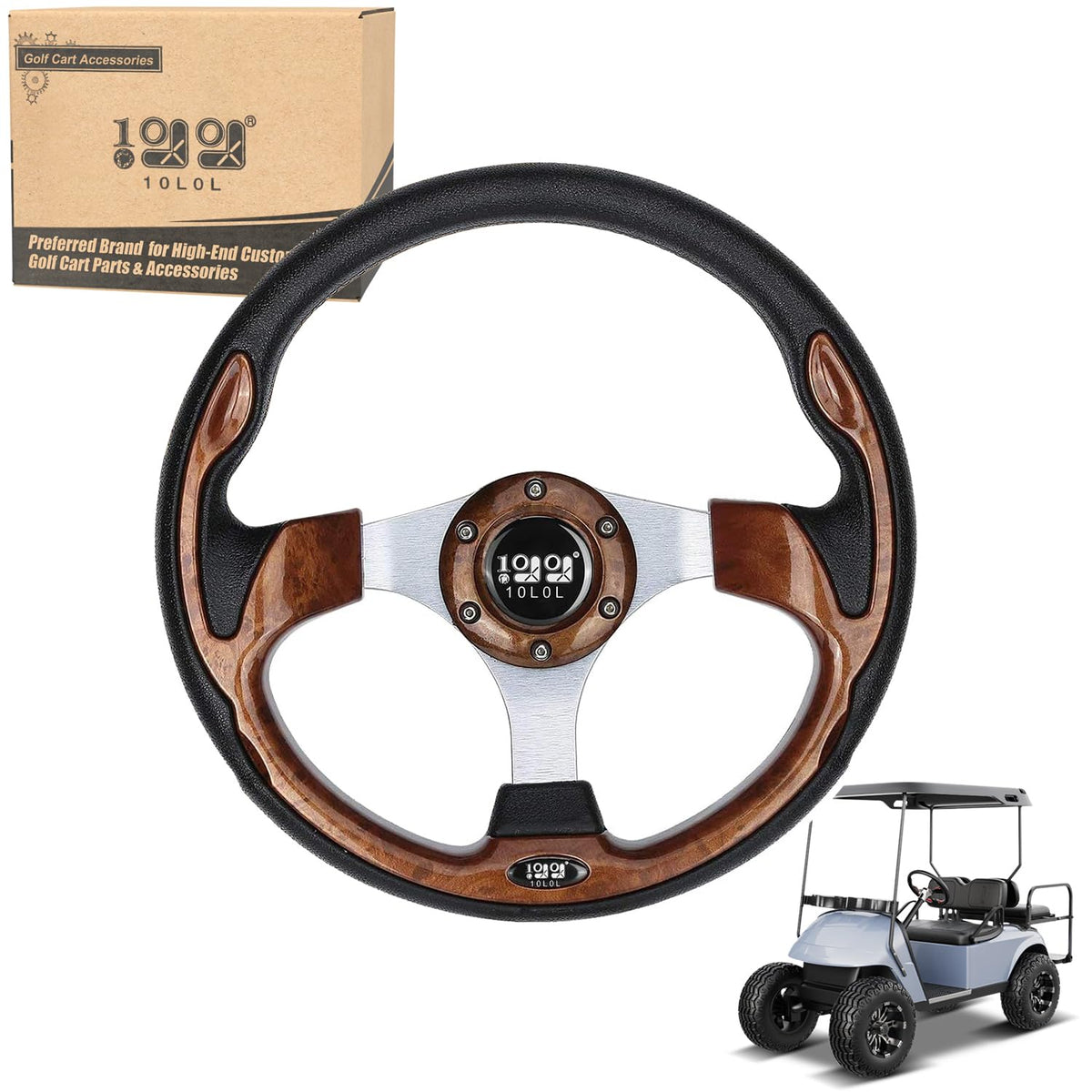 10L0L universal steering wheel for Yamaha G29 Drive with ergonomic grip for comfortable handling.