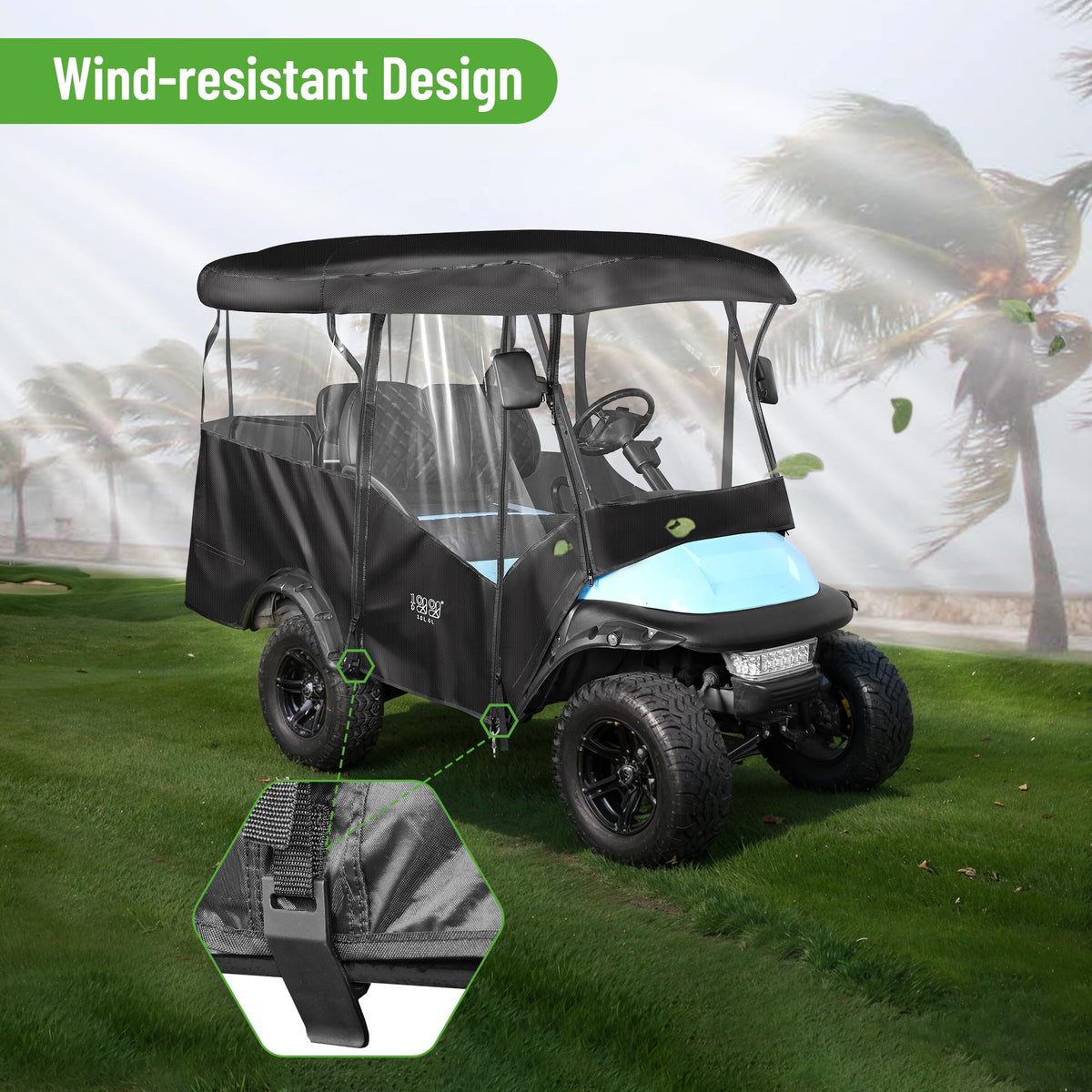 10L0L universal cover Yamaha Club Car EZGO underscores cross-brand compatibility and protection.