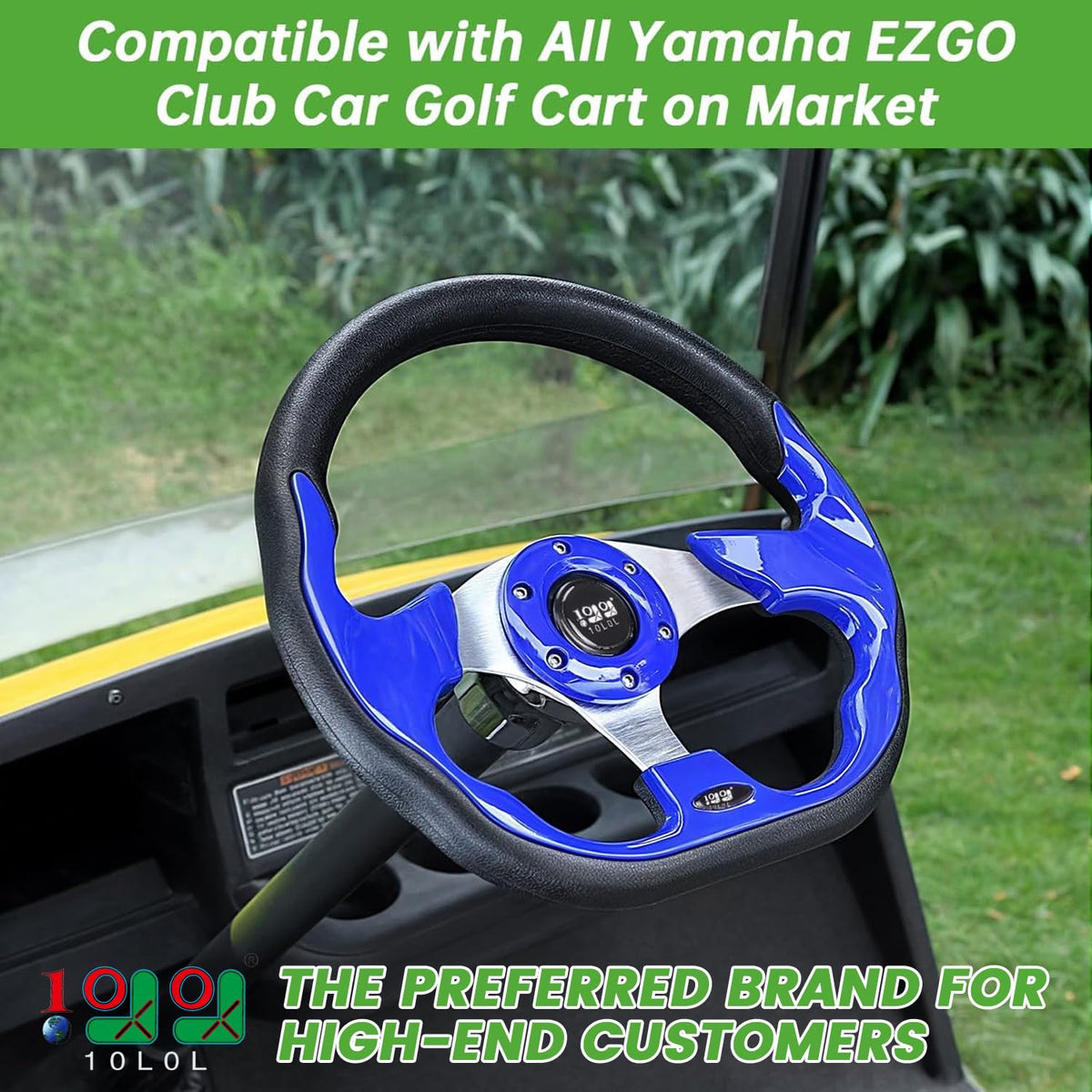 10L0L universal design compatibility across Yamaha EZGO Club Car carts
