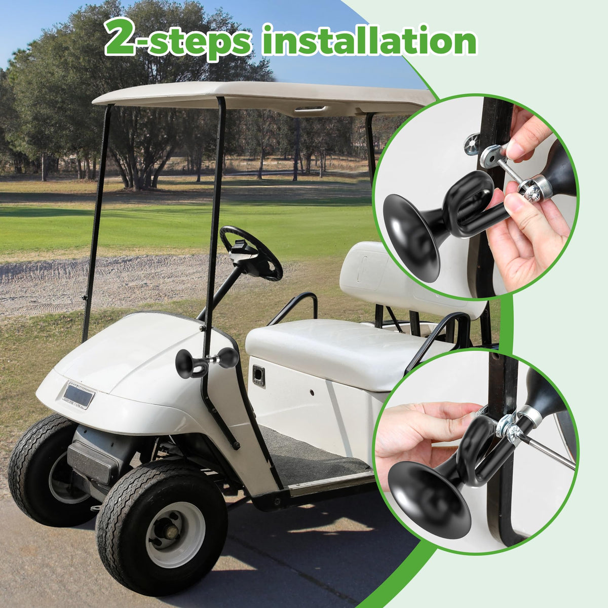 10L0L universal fit for 0-87 inch handlebars on carts and bikes.