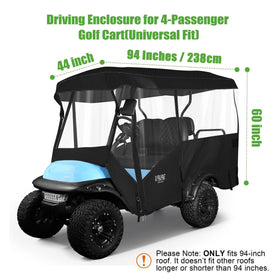 10L0L universal fit image showing compatibility with Yamaha EZGO Club Car models