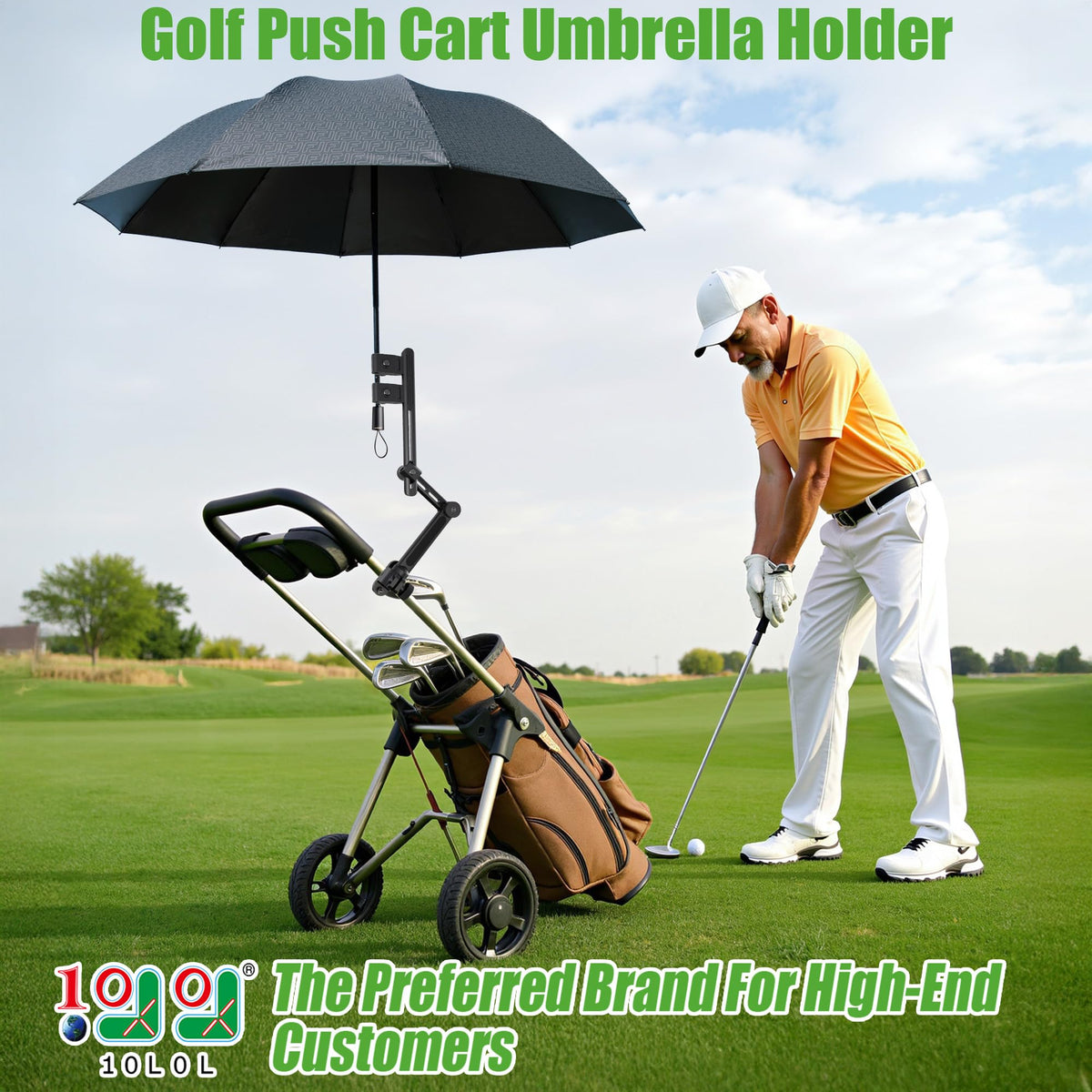 10L0L universal-fit design demonstrates compatibility with multiple cart styles and strollers.