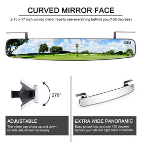 10L0L universal-fit mirrors for versatile Club Car EZGO Yamaha use.