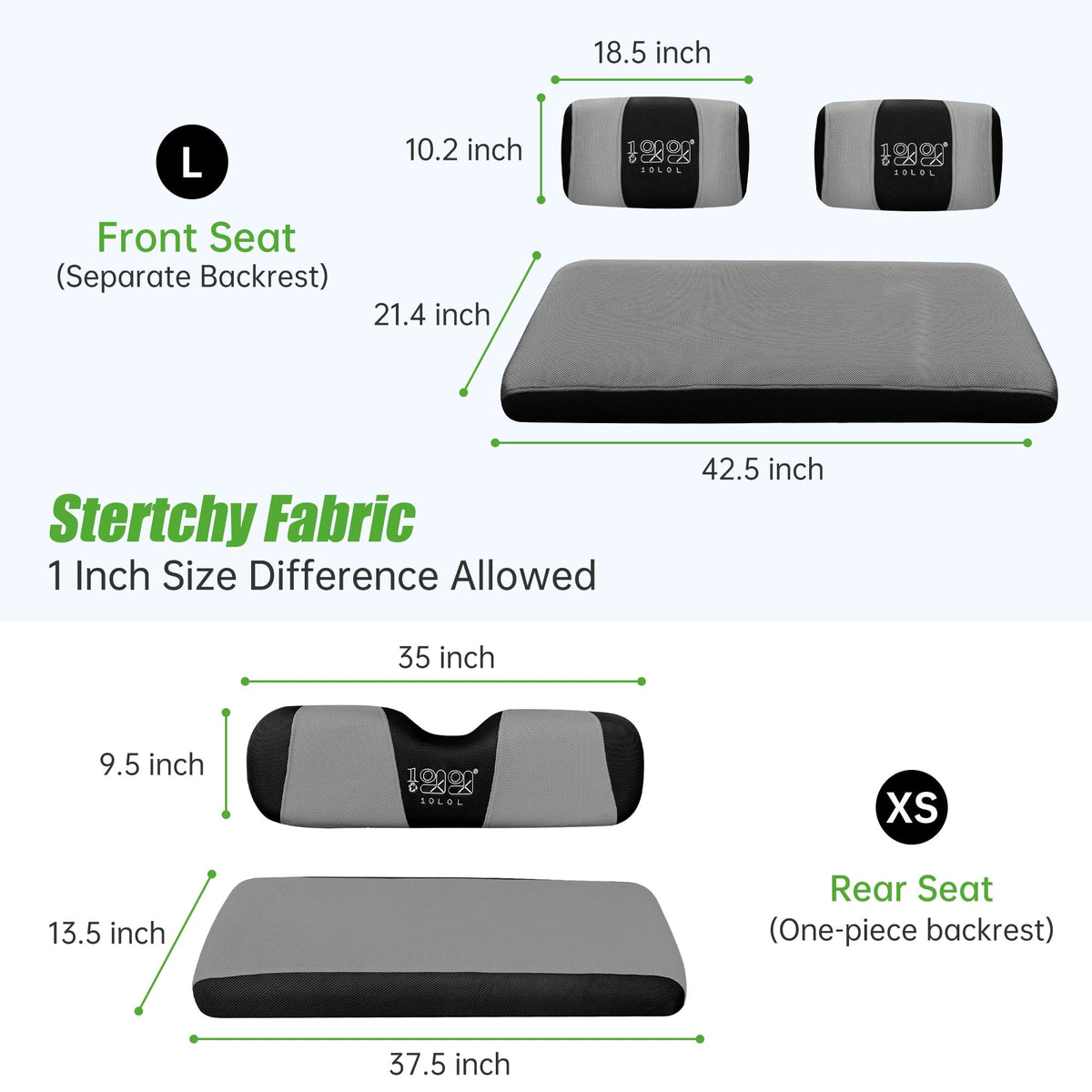 10L0L universal fit supports Yamaha G2/G14/G16/G19/G22 and EZGO Club Car models.