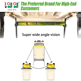 10L0L universal golf cart 5-panel mirror rear-view panels widen your field of view