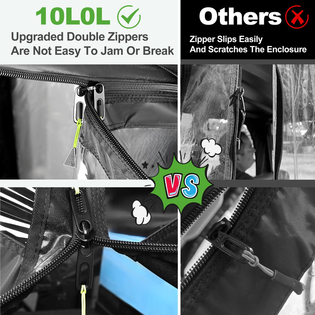 10L0L panoramic design conceals film for safer visibility in all weather.