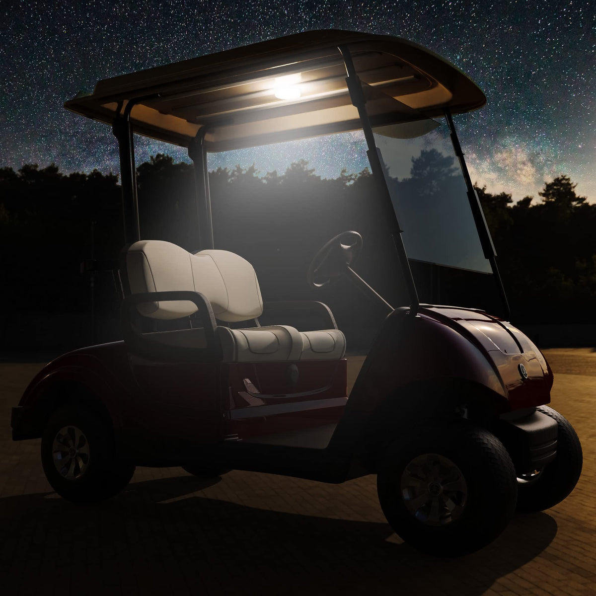 10L0L universal dome light versatile for golf carts and boats