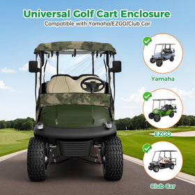 10L0L enclosure green with clear 4-side windows for easy visibility.