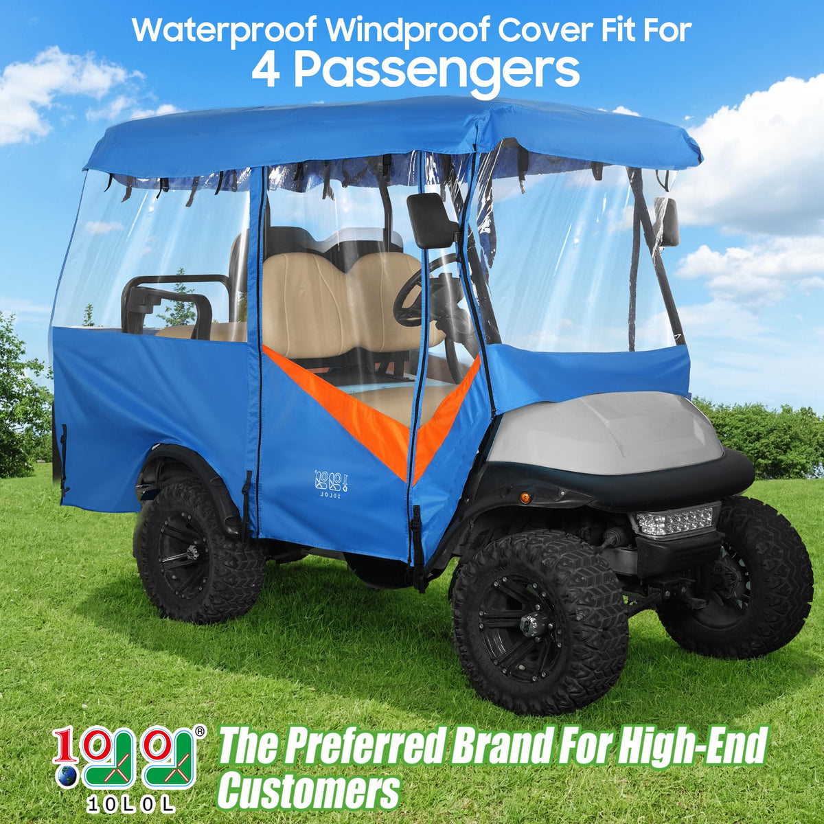 10L0L roof adjustment system fits most 86-87 inch carts