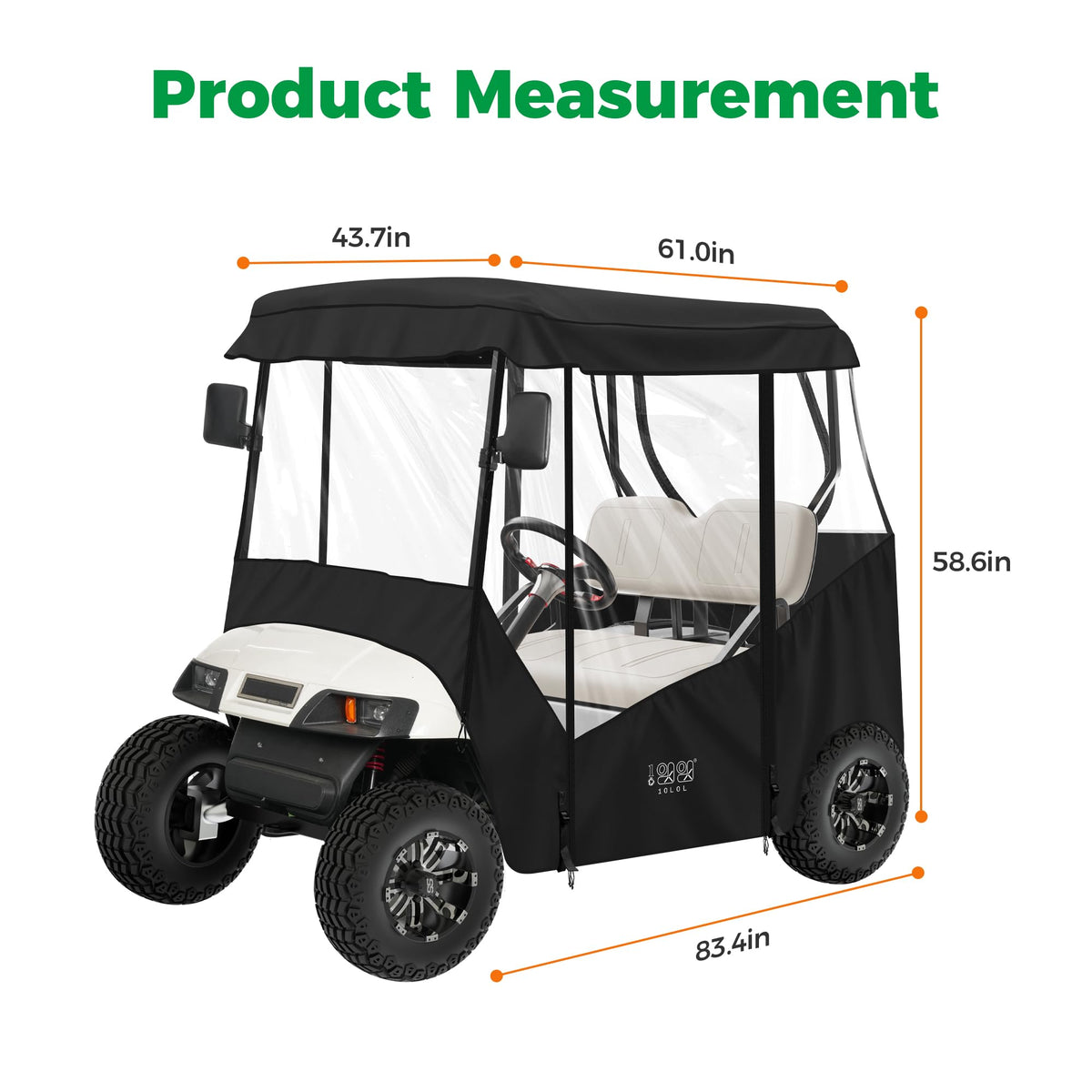 10L0L Velcro-stabilized points improve fit around doors and wheels